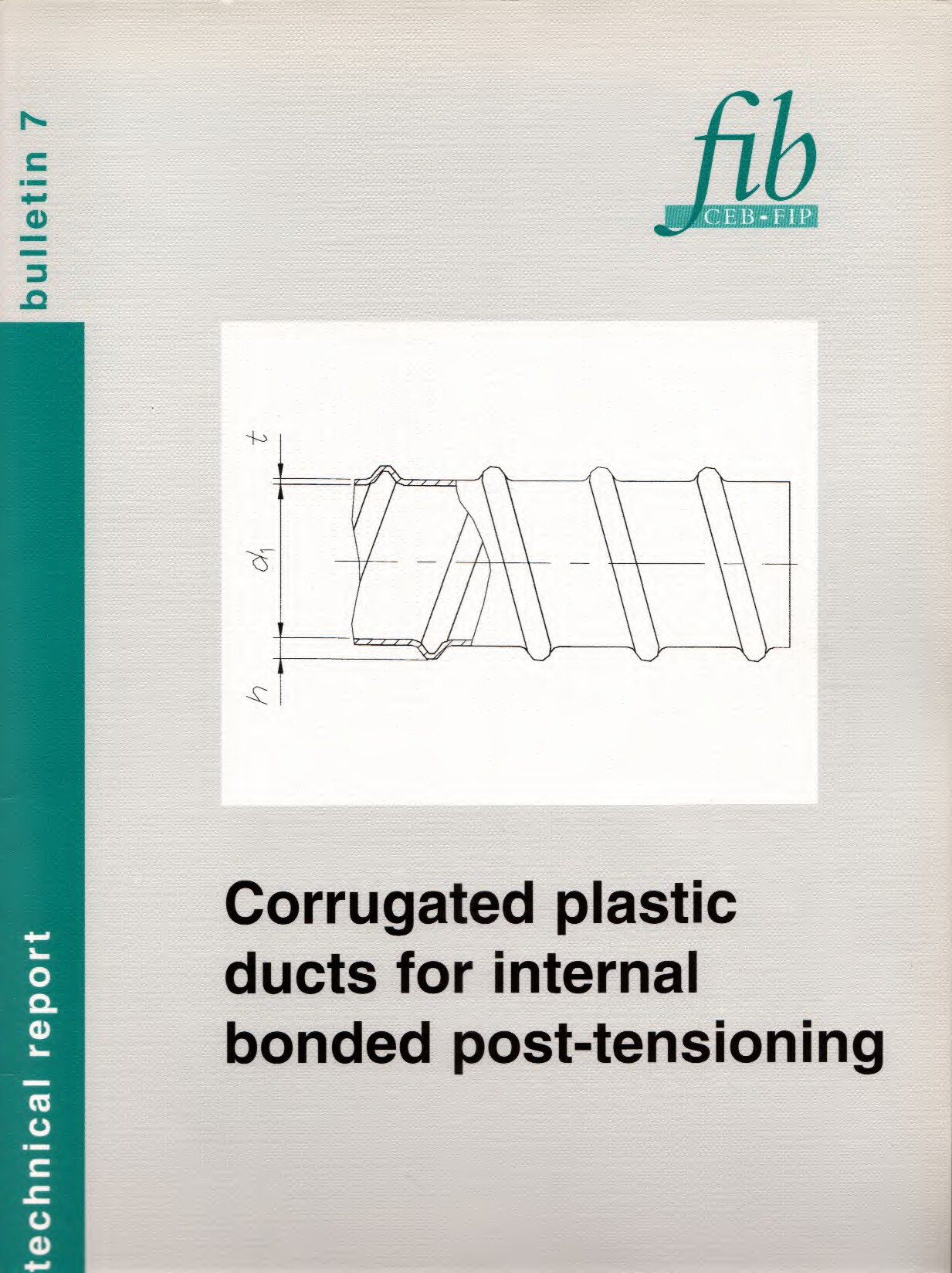Corrugated plastic ducts for internal bonded post-tensioning